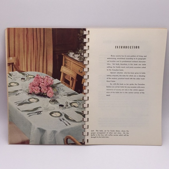 Vintage Glamour and the Hostess 1960s Marie Holmes Chatelaine Spiral Bound Book - Picture 8 of 15